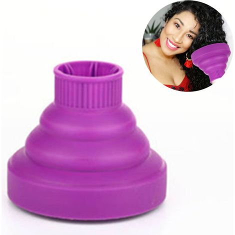 Diffusore universale pieghevole per asciugacapelli, compatibile con i modelli più comuni (1/3)