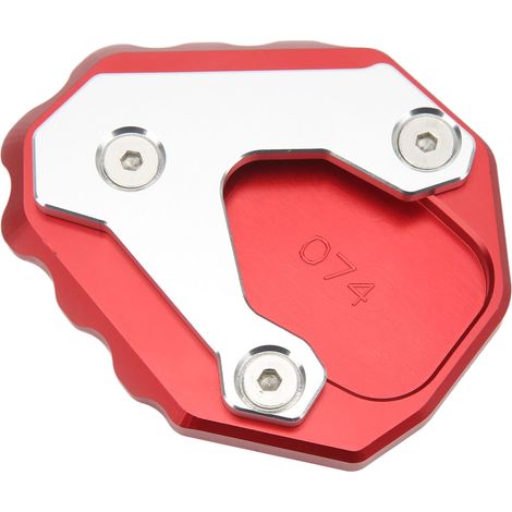 Plaque d'extension de béquille de moto, en alliage, pour CB500X 2019+ (rouge) (1/5)