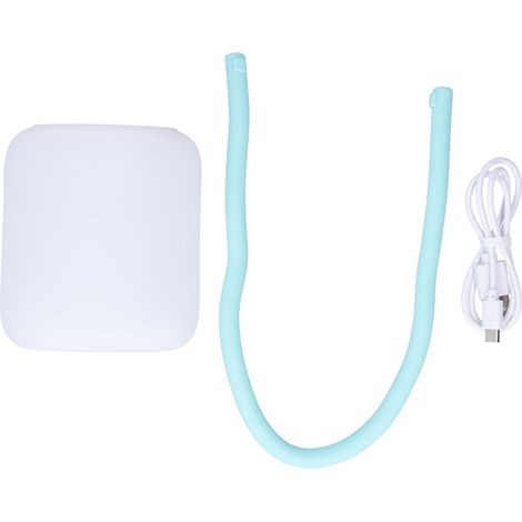 Lampe De Bureau LED - Bras Flexible Réglable - Éclairage Blanc Chaud Réglable En Continu - Batterie Intégrée 800 mAh - Pour Bureau Extérieur Ou Intérieur - 1 Pièce (1/5)