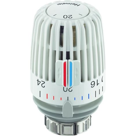 HEIMEIER Testa termostatica K bianco, Standard, scala con valori di temperatura, 6000-00.600