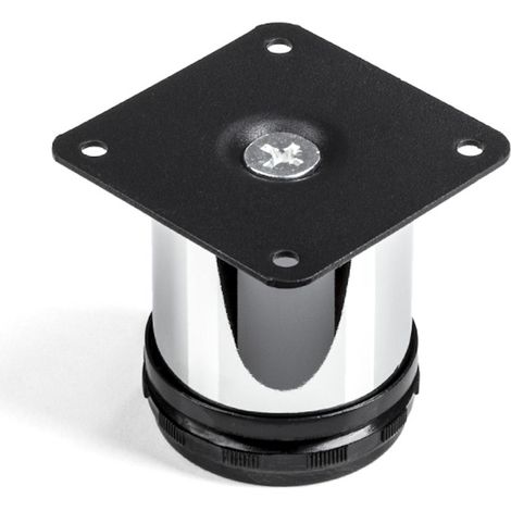 Möbelfuß JIM Chrom poliert Ø 50 mm Höhe 60 mm (1/5)