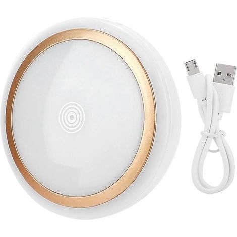 Lampe de chevet LED simple à intensité variable par simple pression, rechargeable par USB, pour bébé (B) (1/4)
