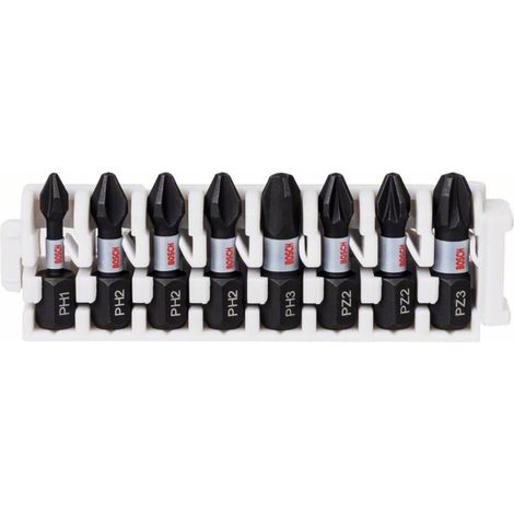Paquetes de puntas de destornillador BOSCH Professional 2608522323 Impact Control (8 piezas)