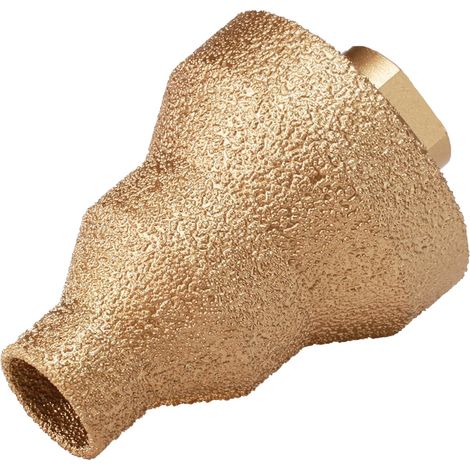 Foret étagé diamanté - 20-35-50 mm - Filetage M14 - Pour meuleuse d'angle - Scie cloche - Pour agrandir et façonner des trous pour marbre, béton, pierre artificielle (1/5)