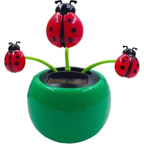 Figurine De Décoration De Fleur Solaire Wobble Figure Ornement De ,Figurine Voiture Qui Bouge La Tete,,Jouets Pour Enfants (1/4)
