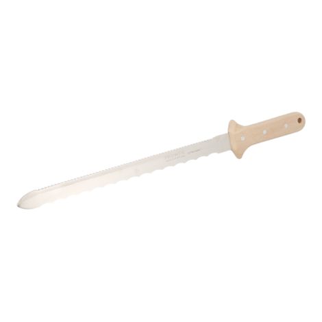 Couteau à Isolation Manche Bois 360mm Wilmart – Pour Laine de Verre & Roche