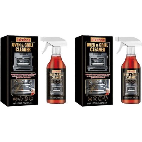 Nettoyant puissant en mousse pour grilles de four, dégraissant ultra-résistant en spray, solution de nettoyage en profondeur à action rapide pour appareils de cuisine et grilles de barbecue (1/5)