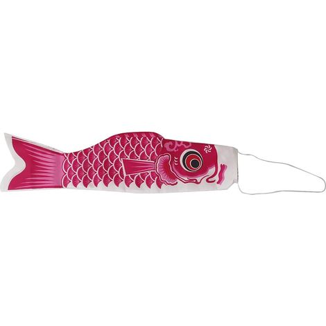 1 Manche à air Koi Nobori, Drapeau carpe en satin, Décoration extérieure pour jardin, Fête des enfants (1/5)