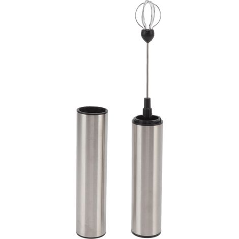Mini mixeur électrique portable automatique en acier inoxydable avec mousseur à lait amovible pour la cuisine à domicile (1/5)