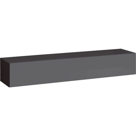 meuble TV - Switch RTV 1 - L 180 cm x P 40 cm x H 30 cm - Graphite - Livraison gratuite