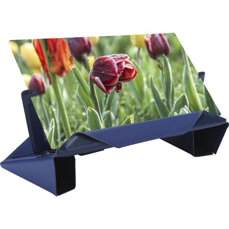 10-Zoll-Handybildschirmvergrößerung, 9D-faltbare Bildschirmlupe mit Augenschutz, Blau (1/5)