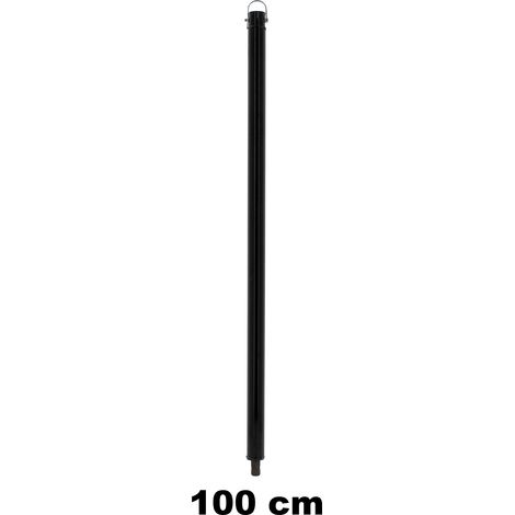 Rallonge 100 cm pour tarière thermique – Acier laqué – Diamètre d'emmanchement 20 mm – Compatible avec GT Garden et autres marques