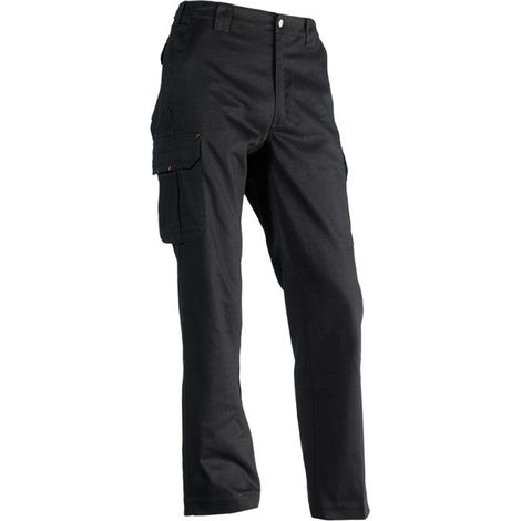 Pantalon de travail 100% coton Odin Herock Noir XXS (1/2)