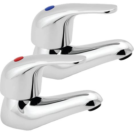 Deva Eider Bath Taps Pair - Chrome (1/3)