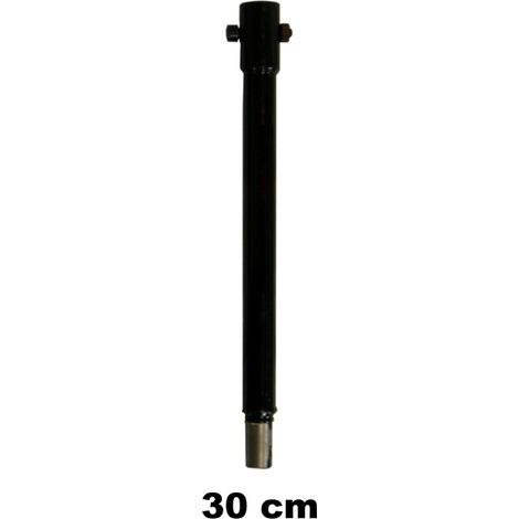 Rallonge 30 cm pour tarière thermique – Acier laqué – Diamètre d'emmanchement 20 mm – Compatible avec GT Garden et autres marques