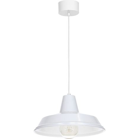 Suspension loft Class blanche mat Ø36 E27 15W Luminex