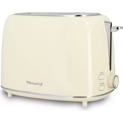 Grille pain 2 tranches en acier inoxydable, RETRO (1/3)