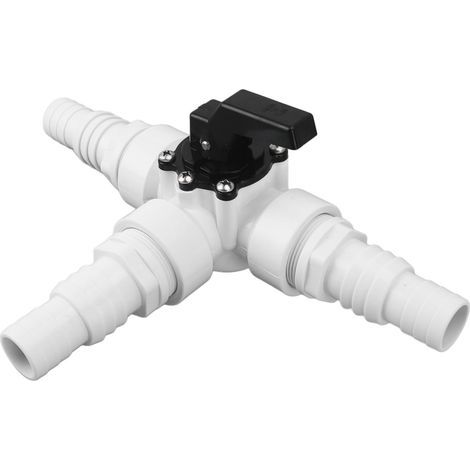 Vanne de Dérivation 3 Voies pour Piscine – Raccord Fileté Femelle 1,5 Pouces – Pour Système de Filtration et de Circulation (1/4)