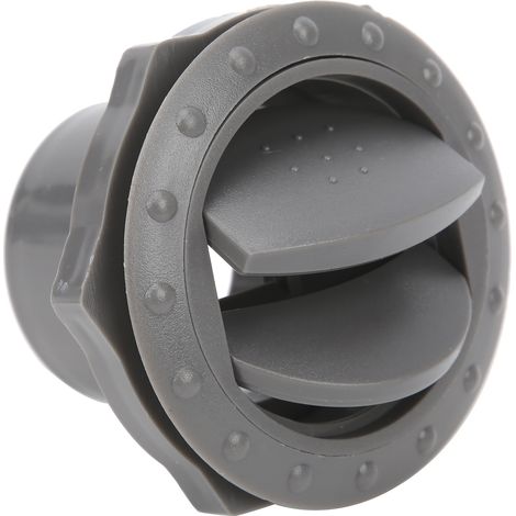 Buse de ventilation de climatisation de voiture - Bouton rond gris pour camping-car, bus, bateau - Pièce d'entretien (1/5)