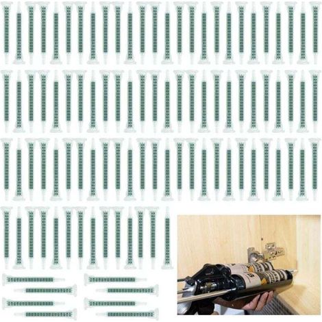 100 square mixing nozzles for AB glue guns, 1:1/2:1 static mixing tube, F6-16 AB mixing tube and nozzle for 50ml AB glue cartridges. (1/4)