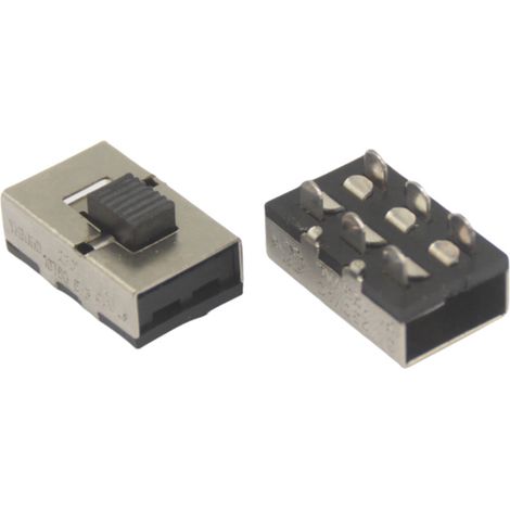 Interrupteur à bascule vertical SS haute intensité 110 V à 220 V, interrupteur poussoir horizontal à 2 vitesses SS23F15SS-22L15 sans oreilles