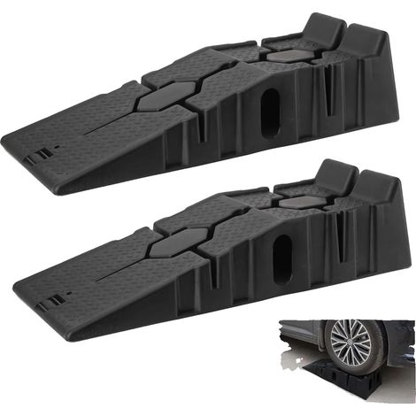 Rampe de Réparation Automobile, Plastique de Haute Qualité, Dimensions 120 cm x 30 cm x 10 cm, Capacité de Charge 500 kg, Compatibilité pour Divers Types de Véhicules, Idéale pour les Tâches d'Entreti (1/5)