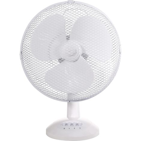 Rhpdf1221 Ventilateur De Bureau Portable Léger De 30.5 Cm, 3 Vitesses, Oscillation Grand Angle, Flux D'Air Puissant, Fonctionnement Silencieux, La Chambre Ou Le Bureau (1/5)