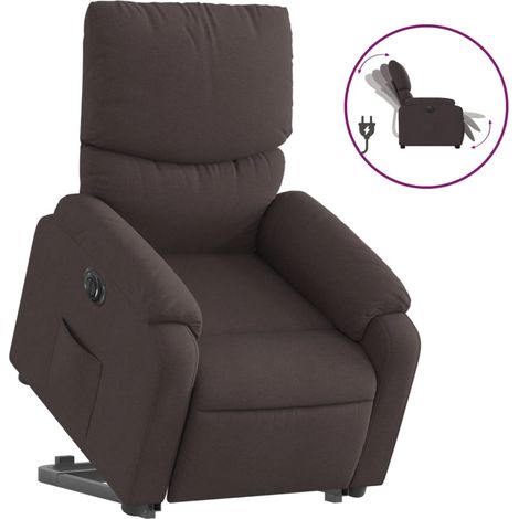 Maison Exclusive - Relaxsessel mit Aufstehhilfe Elektrisch Dunkel