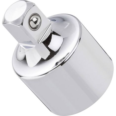 VIGOR Adaptateur extérieur carré 12,5 mm = 1/2 pouce, intérieur carré 20 mm = 3/4 pouce V2111, carré creux 20 mm (3/4 pouce), carré massif 12,5 mm (1/2 pouce), longueur totale : 50 mm (1/2)