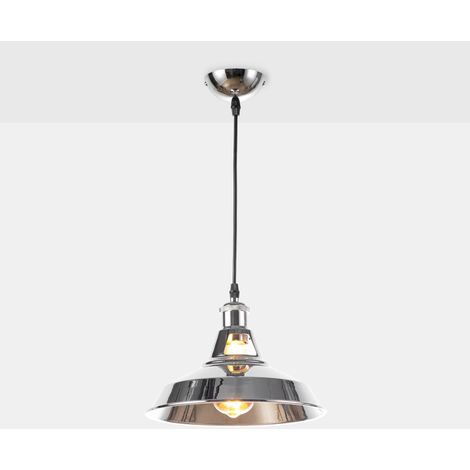 Lámpara Industrial Retro Colgante "MANACOR" Con Cúpula De (1/2)