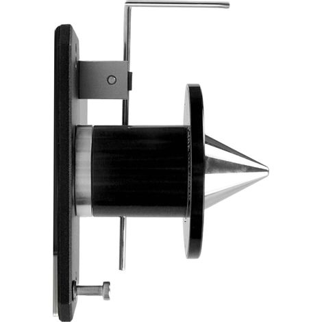 Rosvola Rasenmähermesser-Auswuchtgerät, Wandmontiertes Auswuchtwerkzeug aus legiertem Stahl 339075B Schwarz. (1/5)