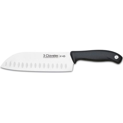 Alveolate Santokumesser 18 cm 3 Claveles E01356