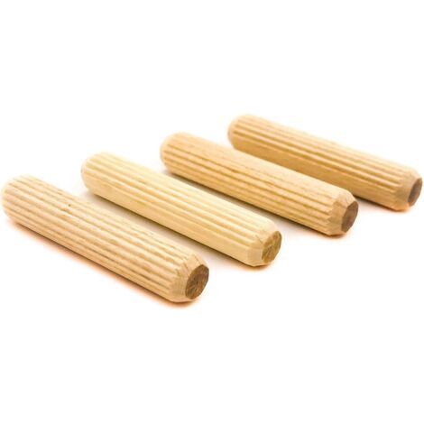 Goujon en bois 6x30 [mm], lot de 500  pièces, Tourillons ein bois, Chevilles en bois, Goujons en bois fabriqués en bois de hêtre de haute qualité selon la norme DIN 68150
