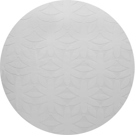 Alfombra redonda decorativa de jacquard 160 cm gris claro Hood (1/5)