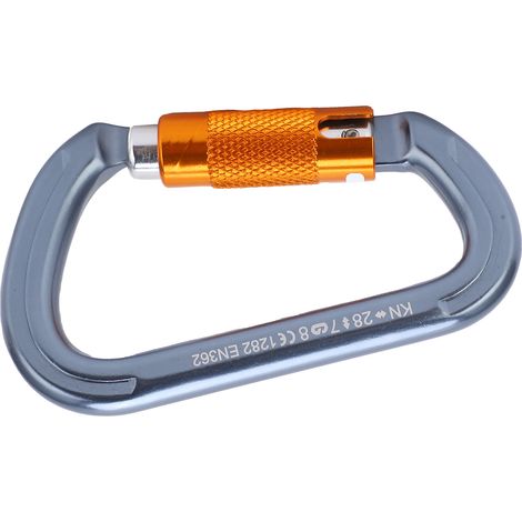 Mousqueton d'escalade antidérapant, robuste et durable, idéal pour le camping et la randonnée glaciaire. (1/5)