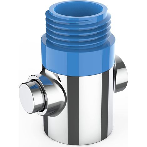 Duschkopf Absperrventil G1/2 Chrom, Universal Wasserstopp für Brauseschlauch (1/5)