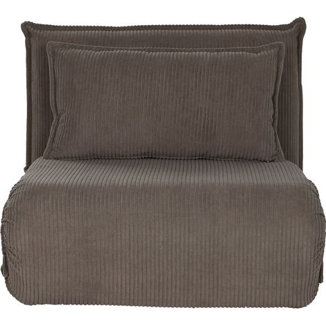 Sofa Cama Metal Poliester 83X85X70 Pana Gris Claro (1/5)