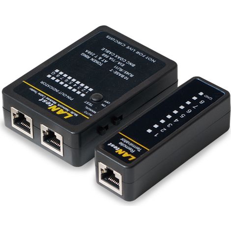 LOGILINK Testeur de câbles réseau WZ0015, RJ11/RJ12/RJ45