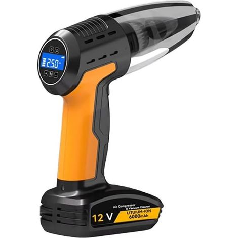 Pneu Souffleur d'air Gonfleur Pneus Manomètre Aspirateur À (1/5)