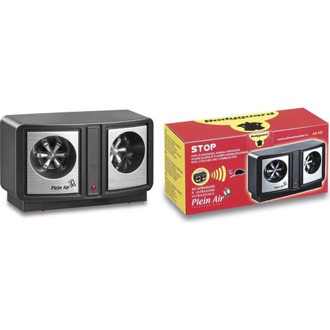 Dissuasore Doppio Ad Ultrasuoni Frequenza Variabile Elettrico 20 Mq Ferr  342971 (1/2)