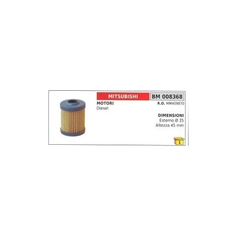 Filtro gasolio/diesel MITSUBISHI Øesterno 35mm altezza 45mm  MM409870