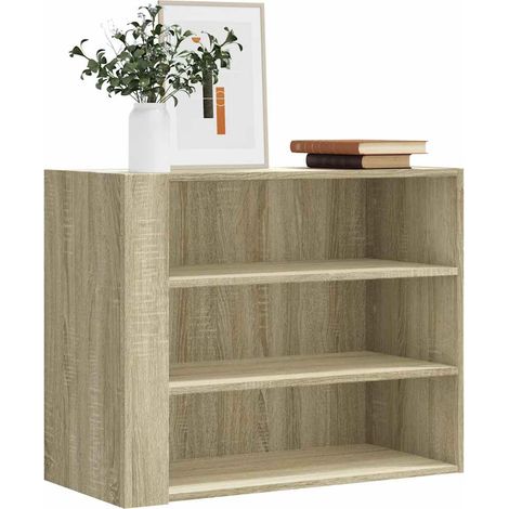 Wandregal Sonoma-Eiche 75x35x60 cm Holzwerkstoff