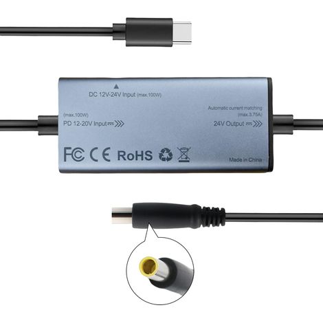 Câble d'alimentation USB-C S10 PD compatible avec S10/AirSense 10/AirCurve 10 Convertisseur de courant continu (1/5)
