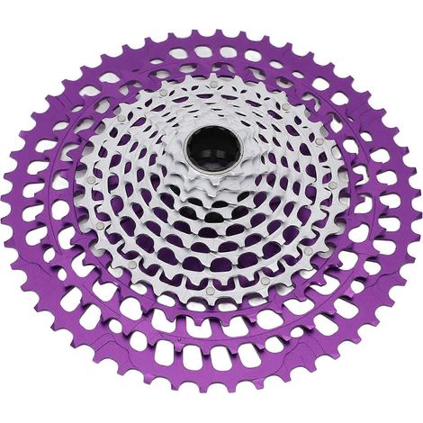 Integrierte 12-fach-Kassette, ultraleichtes, CNC-gefrästes Ritzel aus Aluminium und Stahl, kompatibel mit 9-50T XD-Freilaufkörpern, sanfte Kraftübertragung (1/5)
