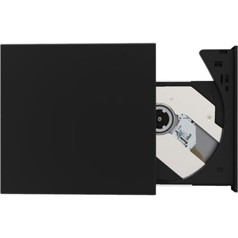 Lecteur DVD externe USB Type-C, petit lecteur optique ABS pour PC portable, bureau, Linux