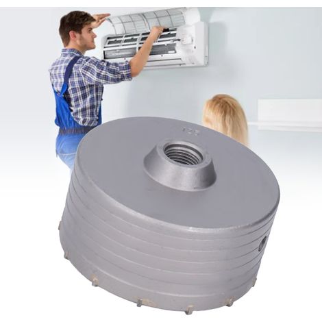 Marteau perforateur électrique pour trous muraux, trous pour béton, perceuse et agrandisseur de trous pour climatiseurs, 125 mm (1/5)