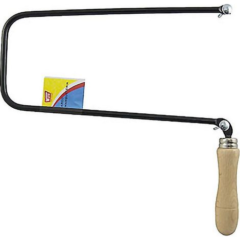 WUTO arco sierra marqueteria d13 ca , Arco de sierra D13 CATamaño: 130 x 270 mmMango de maderaAjuste de la sierra con palomillasSierras no incluidas.