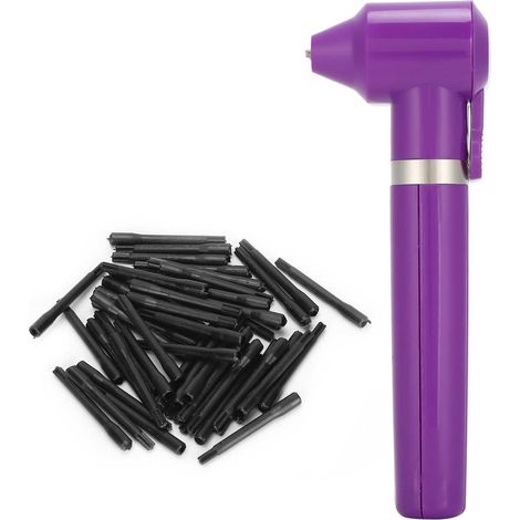 Mélangeur électrique d'encre de tatouage avec 50 bâtonnets de mélange, machine à pigment violette, accessoires pour tatouage. (1/5)