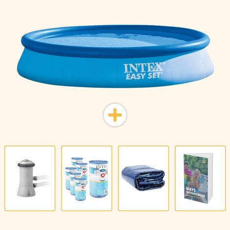 Intex Piscine Easy Set Ronde - 366x76 cm - 5-pièces SCB118 (1/5)