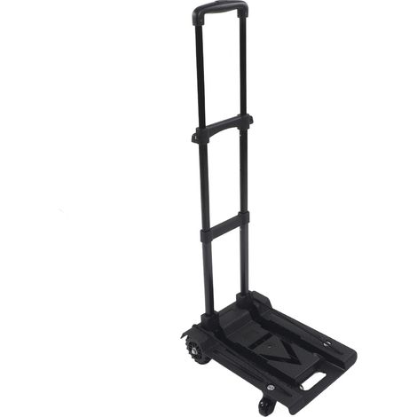 Chariot pliant à 4 roues, capacité de charge 40 kg (88 lb), idéal pour les voyages. (1/5)